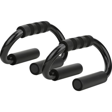 2 pièces support de barre de poussée en forme de S Muscles de la poitrine mousse exercice d'entraînement équipement de Fitness en salle (S) (1/5)