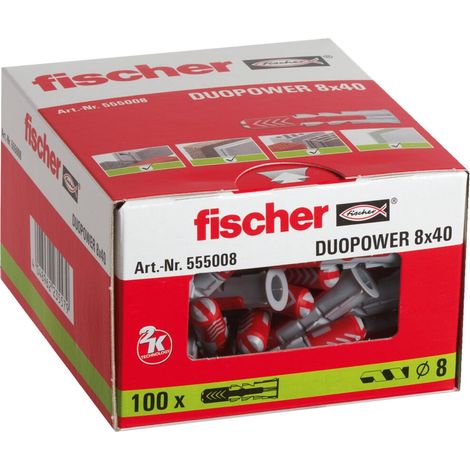 fischer DuoPower 8x40 100 Stk