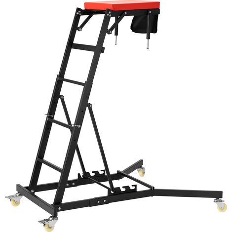 Wiltec Tavolo da lavoro mobile 150 kg ausilio di montaggio regolabile in altezza con scala