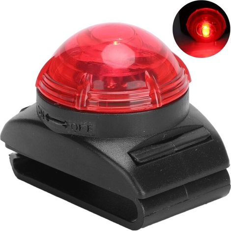 Pet LED Light, Pet Dog LED Pendant Light Étanche Lumineux Lumineux Nuit Lampe D'avertissement de Sécurité avec Clip LED Collier Charme Lumières pour Chiens Chats Marcher la Nuit(Rouge) (1/5)