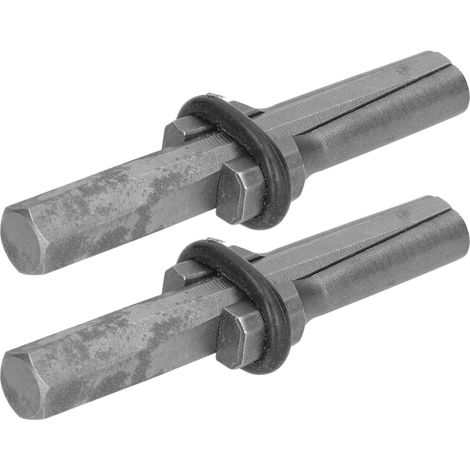 Lot de 2 coins de serrage robustes de 14 mm pour fendeur de pierres en acier rapide. (1/5)