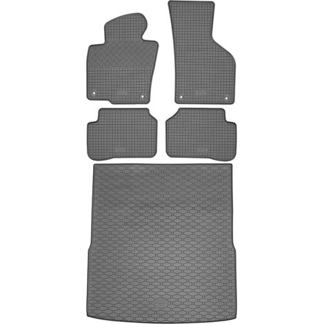 Volkswagen Passat B6 Kombi / Variant de 2005 a septiembre de 2010: juego de alfombrillas de goma para coche + alfombrilla para maletero. (1/5)