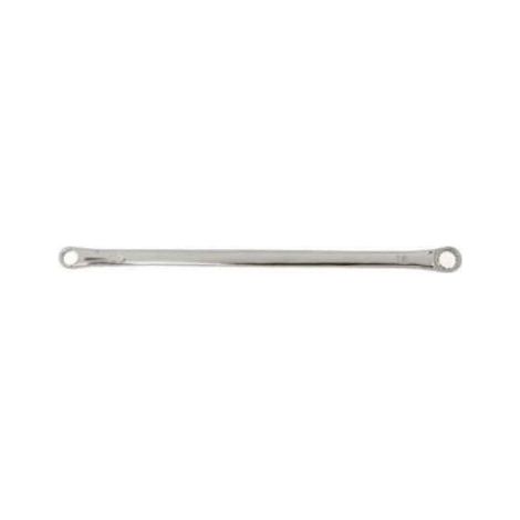 Llave de anillo doble extra larga, Jonnesway, 16x18mm, mecánica profesional, acero endurecido de alta resistencia y precisión.