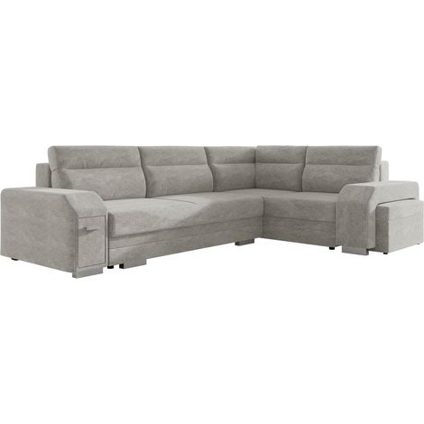 Sofá rinconero Kingsport 116, Derecha, Función de descanso, Almacenaje, 305x205x78cm, 0 (1/5)
