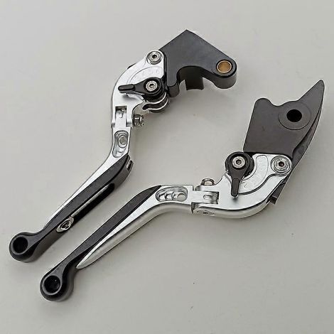 Accessoires de modification pour moto CBR600RR 03-06 : klaxon de frein en alliage d'aluminium, poignée de frein, accessoires de chariot (argent 1) (1/5)
