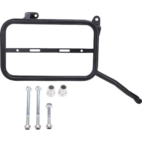 Supporto per borsa laterale da moto, tubo da 18 mm, verniciatura elettrostatica ad alta temperatura, ricambio per New Himalayan 450 2024-2025 destro. (1/4)