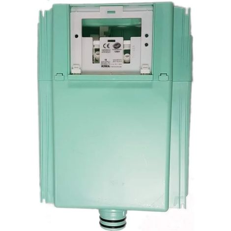 Réservoir WC encastré Siamp Verso 350 – Mécanisme de chasse d'eau complet – Entraxe 310mm vertical 420mm – Compatible bâti-supports Adesio (1/2)