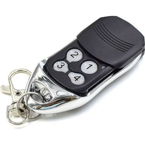 433 MHz garage door remote control, scrolling code, portable transmitter, garage door opener key (1/2)