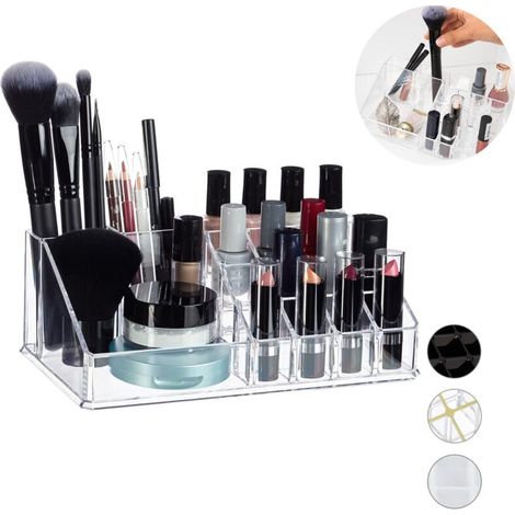 Boîte de rangement cosmétique transparente, étui à rouge à lèvres, en acrylique, modèle standard (1/5)