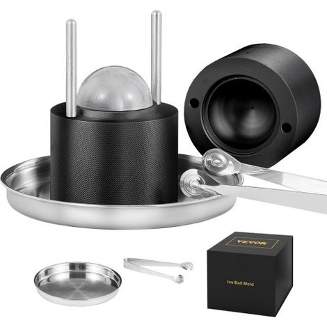 Presse à Glaçons Sphères de 61 mm Moule à Glaçon Rond en Alu Bac (1/5)