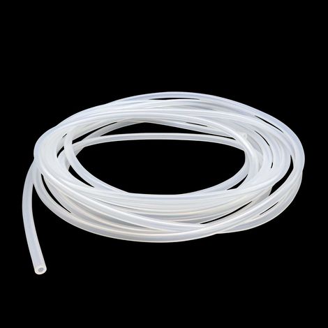 Tuyau en silicone flexible, 4 mm ID x 6 mm OD, longueur 5M, Tubes en Silicone, Tuyau eau-air, pour transfert de pompe (1/5)