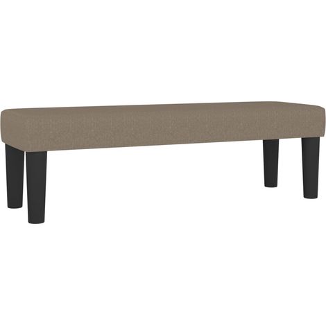 Panca panca 100 x 30 x 30 cm tessuto tortora 020010476
