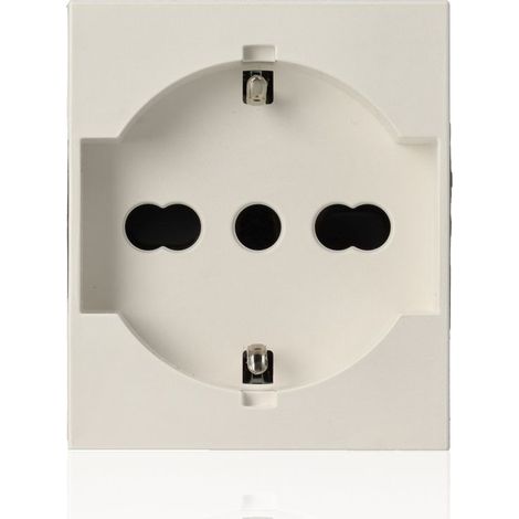Presa 2P+T 16A universale bianco serie Linea Vimar 30210.B (1/2)