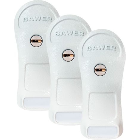 Serrure antivol pour véhicule utilitaire - ARMO - 3 pièces - Blanc