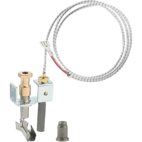 Compatible avec un allumeur à gaz thermoélectrique de 750 mV, un tuyau de 36 pouces, deux connexions de plomb et un contrôleur de fournaise GPL CCT de 1/4 de pouce. (1/5)