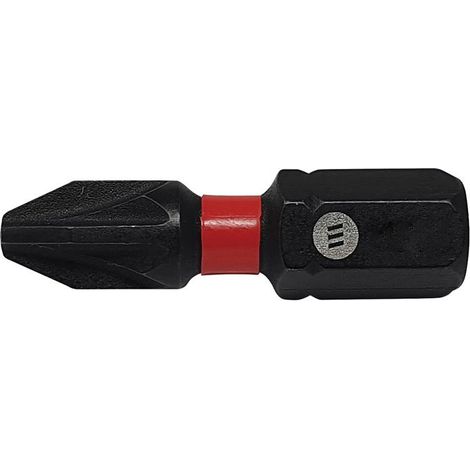 2 x ForgeFix FFBPZ125C ForgeFast Pozidriv Compatible Impact Bit PZ1 x 25mm