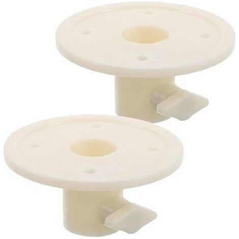 Lot de 2 vis de stabilisation pour poteau de mannequin, support de base universel, pièces de rechange, stable, antidérapant, minimaliste, présentoir de torse pour magasin de vêtements (1/5)