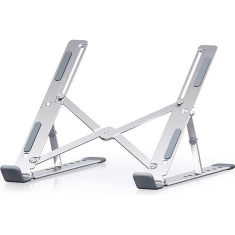 Support Ordinateur Portable et Tablette + Structure en Aluminium Légère et Résistante