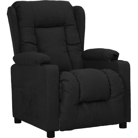 Relaxsessel Schwarz Stoff