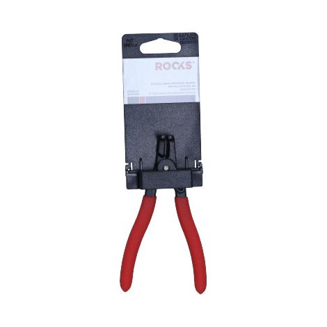 Pinza Seeger Esterna Curva ROOKS 140 mm Ø3–10 mm (OK-07.1008)