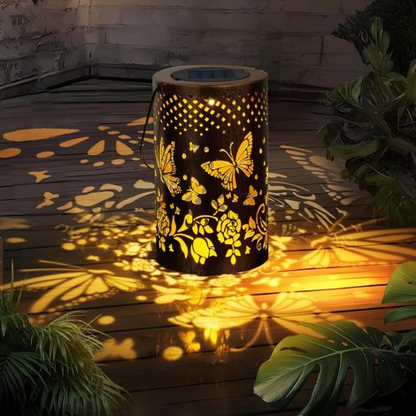 Lanterne solaire papillon décorative étanche IP65