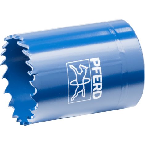 PFERD TOOLS Bi-Metall Lochsäge Co8/M42 Ø 38 mm Schnitttiefe 36 mm für Stahl, Edelstahl, Blech, Holz (1/4)