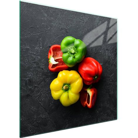 Protezione in vetro per piano cottura 50x52 Paprika (1/5)