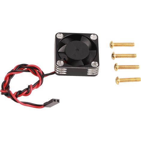 Ventilateur de refroidissement RC 40x40mm pour moteurs modèles réduits, dissipateur thermique haute vitesse 28000 tr/min, compatible F540/550/3650/3660, argenté (1/5)
