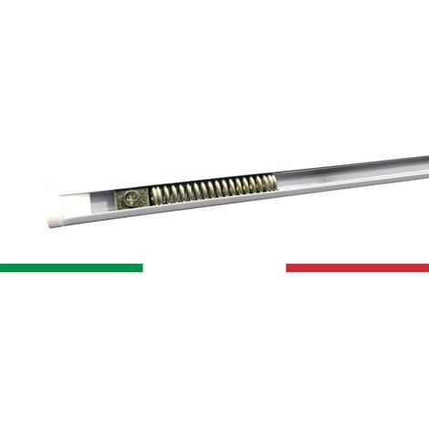 ASTA TENDA FIXXY © BIANCA A MOLLA PRESSIONE REGOLABILE PER TUTTI I TIPI DI TENDA Cm. 87/150