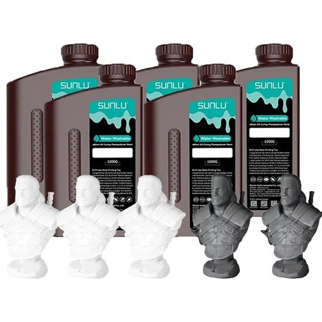 Resina fotopolimerica, ad asciugatura rapida, lavabile con acqua, 2DG 3WT (1/2)