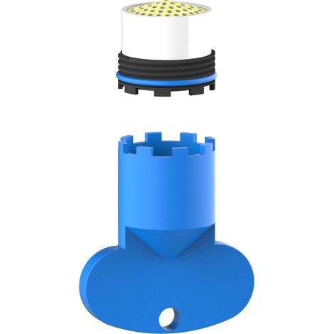 Regulador de chorro Cache M 16,5 x 1 amarillo apto para 51609 KEUCO