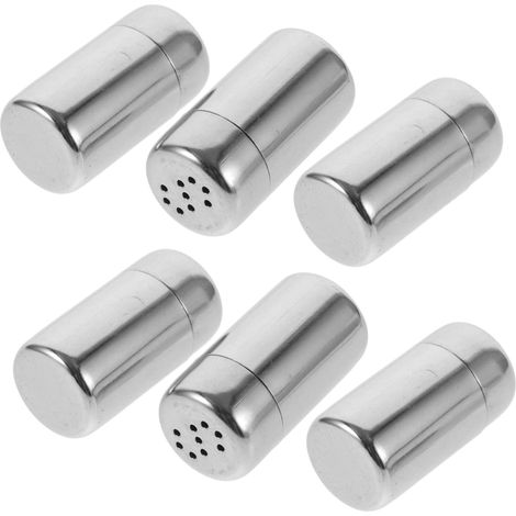 Ensemble de pots à épices en acier inoxydable, sel et poivre, porte-épices portable pour une utilisation en extérieur-AquaForge (1/5)