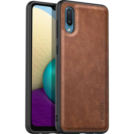 CUSTODIA MARRONE PER SAMSUNG GALAXY A02 5G (1/5)