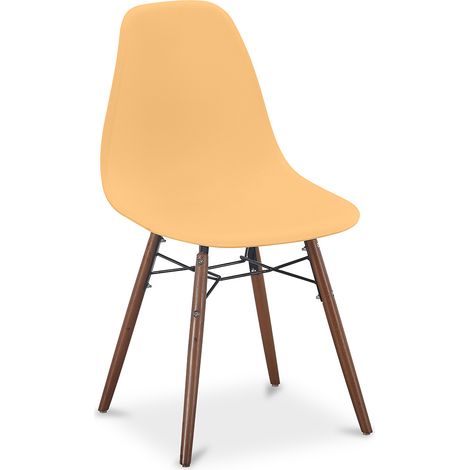 Esszimmerstühle - Skandinavisches Design - Dunkle Holzbeine - Skögur