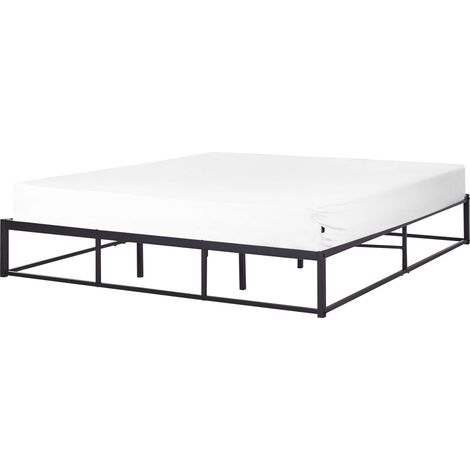 Bed Metal VIRY 180 x 200 cm (EU Super King) Black (1/5)