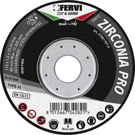 DISCO DA TAGLIO ZIRCONIO PRO ZA-60-SXBF 115X1,0 MM (1/2)