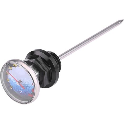 Motorcycle Huile Température METER (BLACK). (1/5)