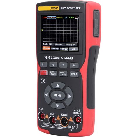 Oszilloskop-Multimeter 2-in-1, tragbares Handoszilloskop, digitaler elektrischer Tester mit Doppelsicherung (1/5)