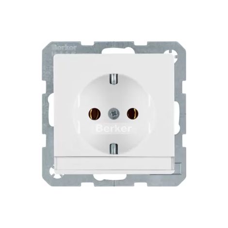 Berker SCHUKO-STECKDOSE / BERKER 47506089 PW Q.1 47506089 (1/2)