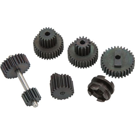 Boîte de vitesses RC métal acier pour transmission double vitesse WPL, kit d'engrenages de rechange pour conversion DIY (1/5)