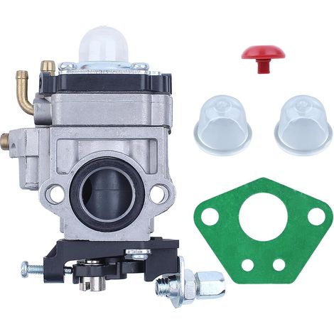 Carburateur pour débroussailleuse 52cc 49cc 43cc, Kit de carburateur avec joint à bulle d'huile de carburateur, Capsule à bulle d'huile, Débroussailleuse Tondeuse (1/5)