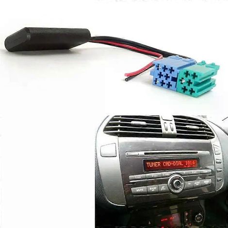 Auto 6+8Pin Audio CD Wechsler Bluetooth 50 Empfänger Aux Adapter FÜR Fiat Bravo 2007+ Visteon Radio Aux Kabel (1/4)