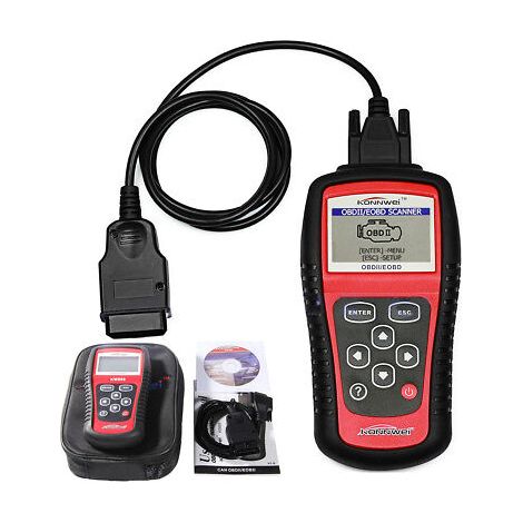 TESTER OBD2 II SCANNER KONWEI KW808 LETTORE CODICE DIAGNOSTICA CENTRALINA AUTO