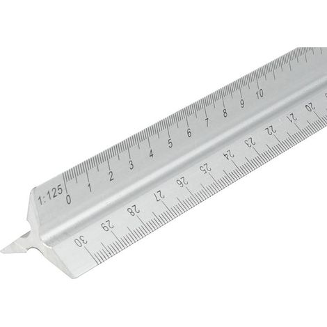 Aluminium Rule 300Mm Triangle