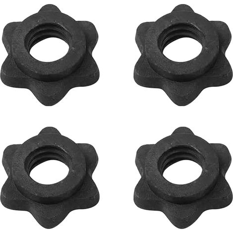 Stück Sechskantmuttern für Hanteln, Sechskant-Klemmschrauben, Schrauben-Klemmmuttern, praktisch für 25 mm Training, Hantelzubehör (1/5)