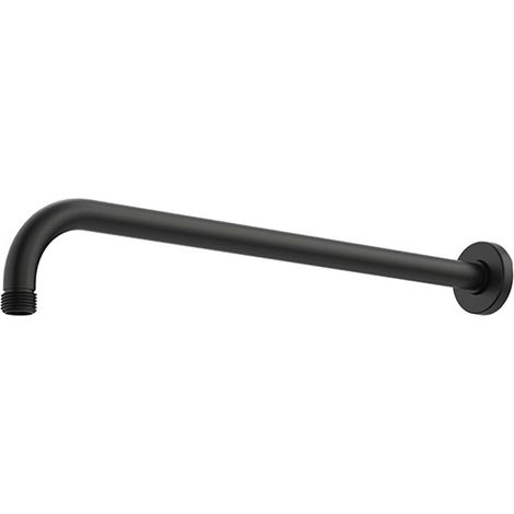 Deva Overhead Wall Mounted Shower Arm - Matt Black (1/2)