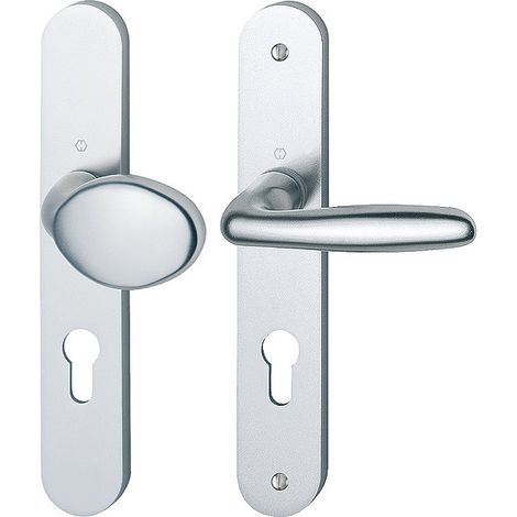 Hoppe VERONA cerradura aluminio plata para seguridad de puerta