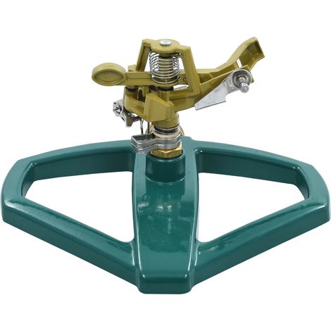 Maison Exclusive - Aspersor giratorio metal verde 21x22x13 cm