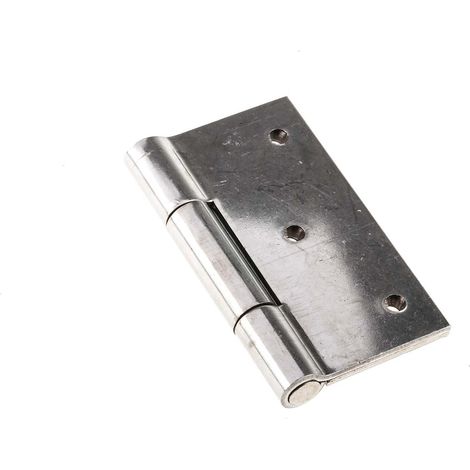 Charnière en inox, 70mm x 70mm x 2mm ( Prix pour Paquet de 2 ) (1/3)