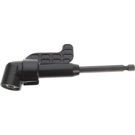 Outil Adaptateur Tournevis Coudé à 105 Degrés Perceuse Électrique en Acier Allié Chrome Vanadium Noir pour Professionnels et Amateurs (1/5)